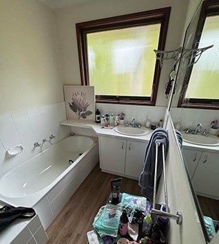 Ringwood bathroom before renovation