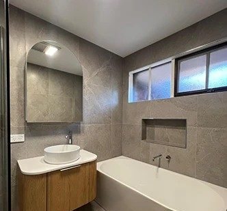 The Basin bathroom after renovation by Reno Trades